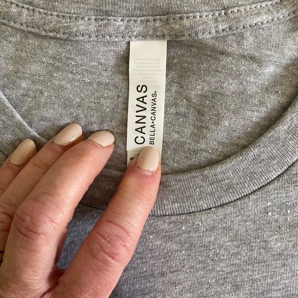 (NWOT) Baseball, Catcher, US Flag, Men’s T-shirt, Gray, Sz L - Picture 4 of 5